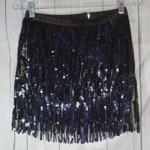 Dance skirt with tassels